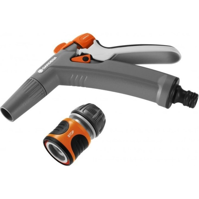 Пистолет-наконечник для полива GARDENA CLASSIC + Коннектор стандартный 1/2